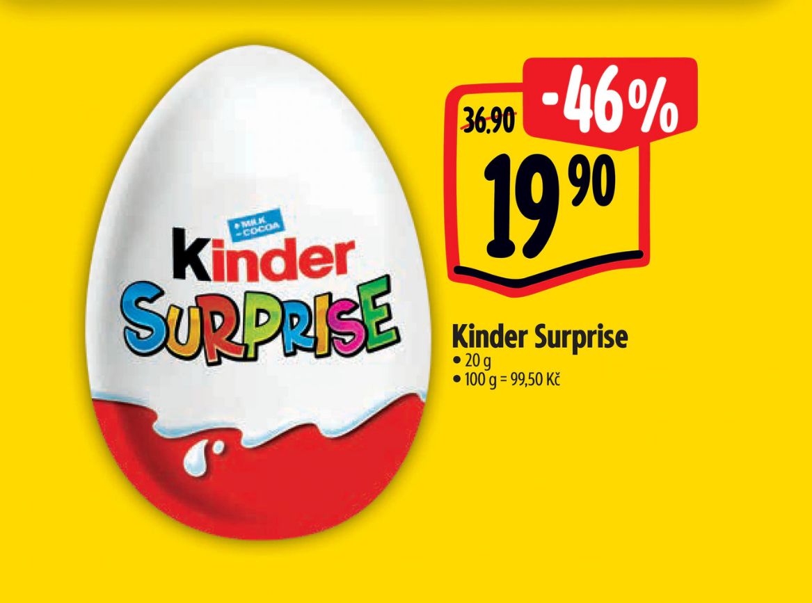 Dětské ruce držící Kinder vajíčko před otevřením