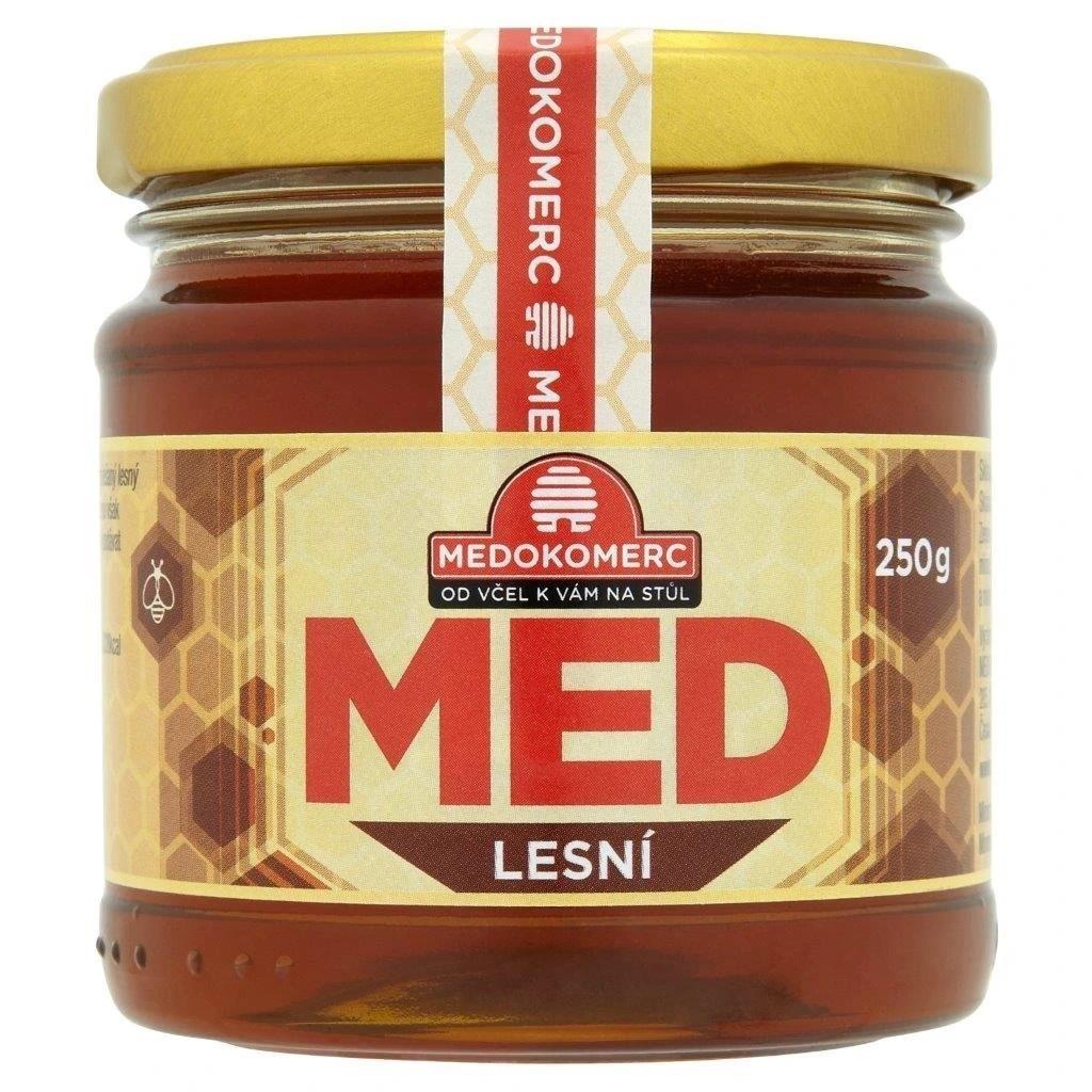 Sklenice medu s přeškrtnutou etiketou